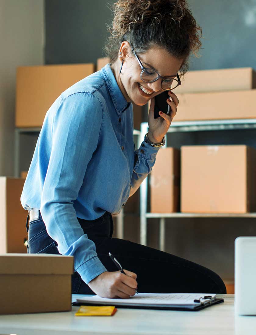 small business using low fee checking account